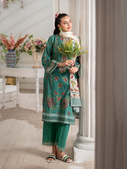 GULL BAHAR 3-Piece Unstitched Digital Printed Lawn Suit