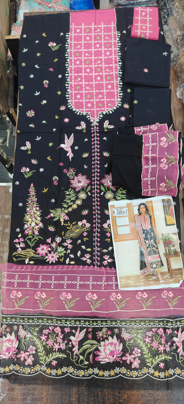 SHANAYA BY MAHNUR UN-STITCHED 3PC | Zarina