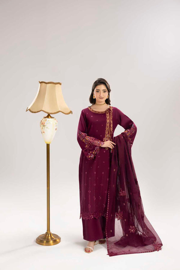 PHULKAARI ZR2618 | MAROON