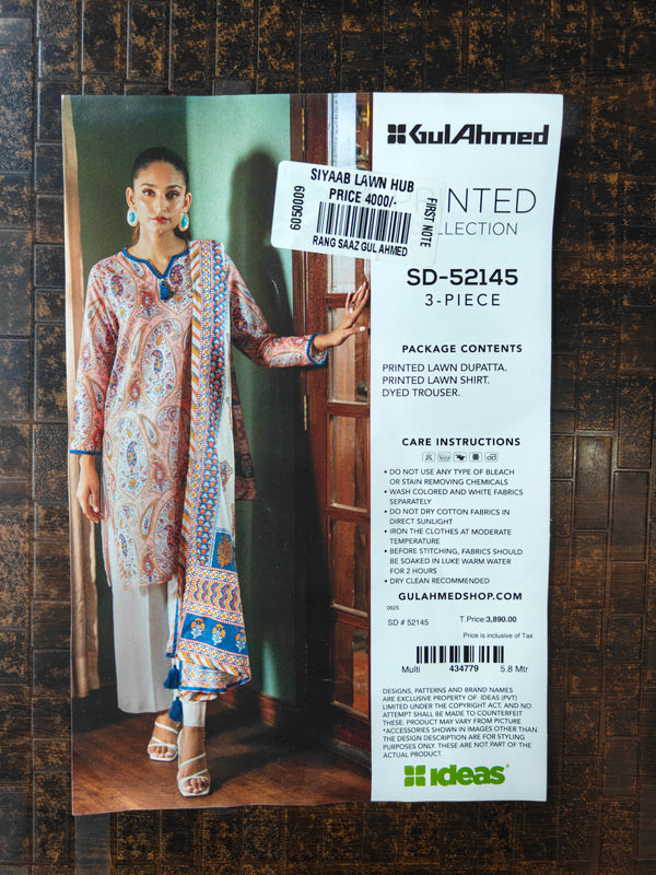 RANG SAAZ BY GUL AHMED SD-52145