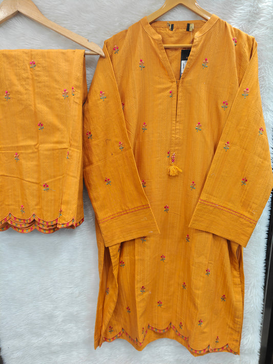 SADABAHAR EMBROIDERED CORD SET | D-02