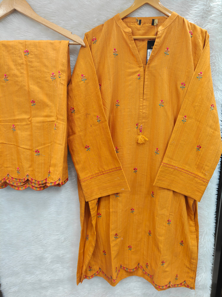 SADABAHAR EMBROIDERED CORD SET | D-02