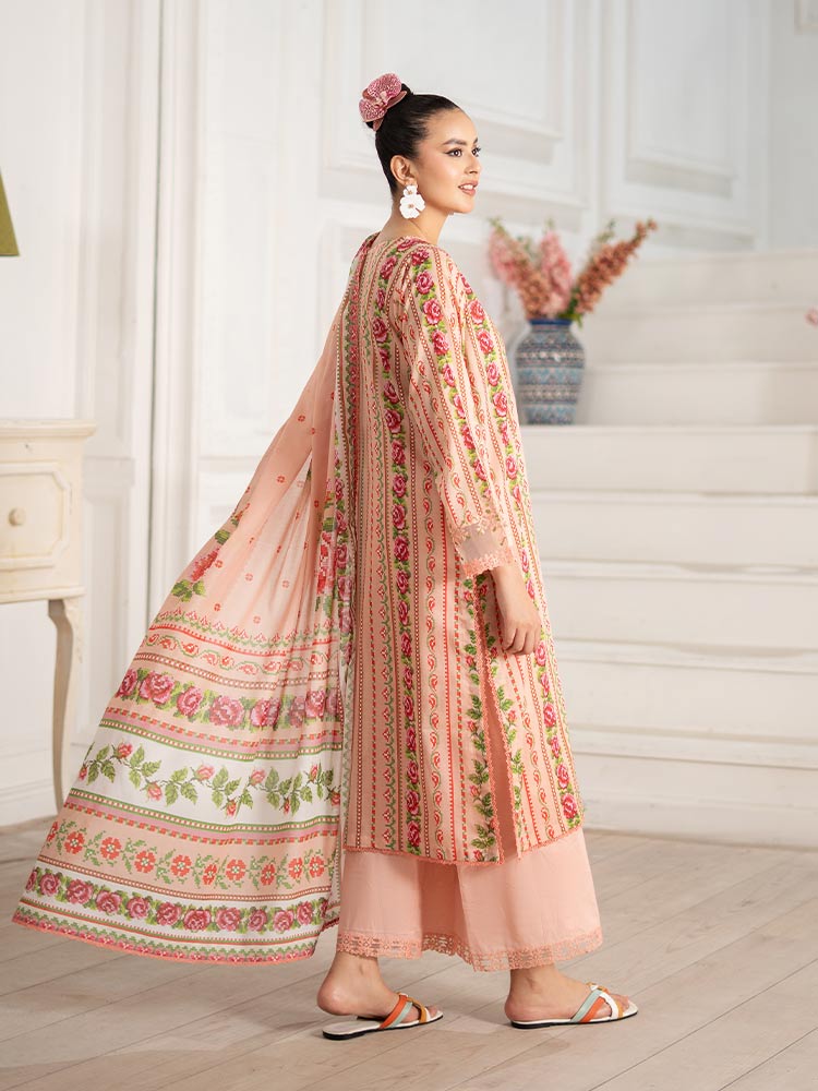 GULL BAHAR 3-Piece Unstitched Digital Printed Lawn Suit