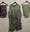 ADAN LIBAS MARGUERITE CHIFFON STITCHED