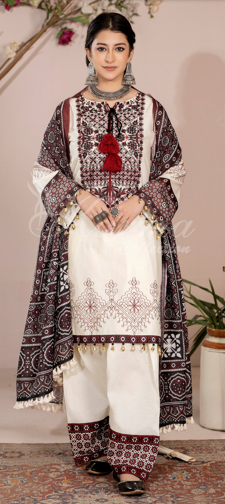 KARMA KAYSERIA EID EDIT - 1426 OFF WHITE
