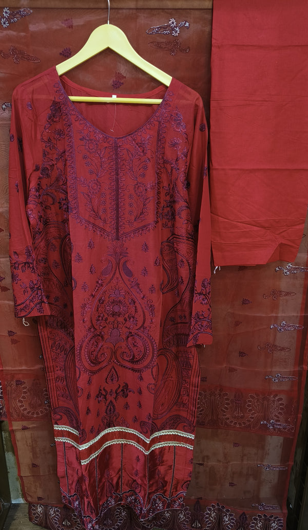 MAHIYMAAN LUXURY LAWN PRET BY ALZOHIAB - 01