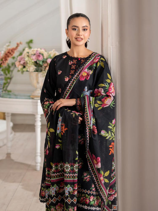 GULL BAHAR 3-Piece Unstitched Digital Printed Lawn Suit