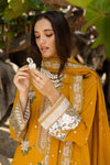 ZYRA FREESIA 3 Piece Embroirdered Chiffon Mirha - FW40060