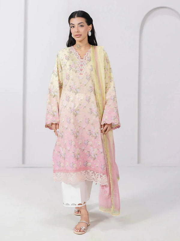 Qalamkar QPrints Embroidered Lawn 2025 | EM-08A