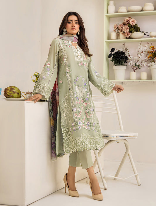 SAMRA LUXURY LAWN BY ZARA ALI - SZ-4