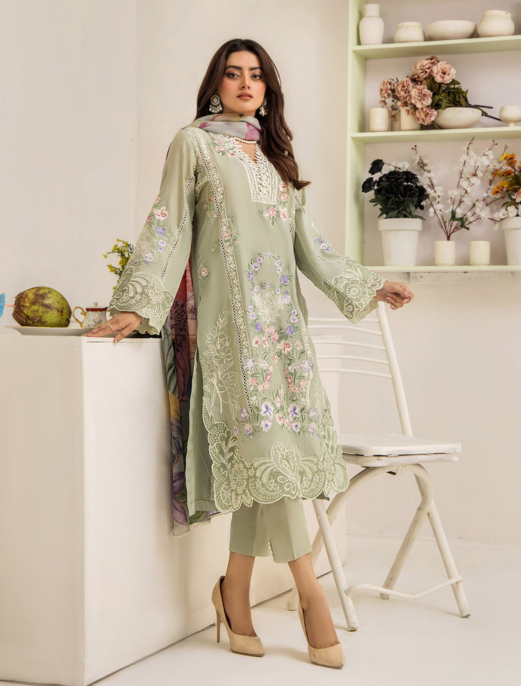 SAMRA LUXURY LAWN BY ZARA ALI - SZ-4