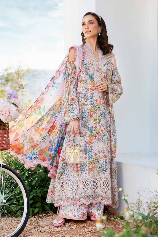 3 Piece Unstitched Printed Lawn Suit | MPT-2507-A