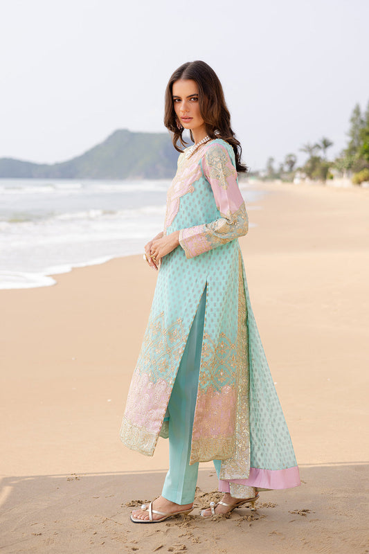ZYRA FREESIA 3 Piece Embroirdered Chiffon Aarohi - FW40056