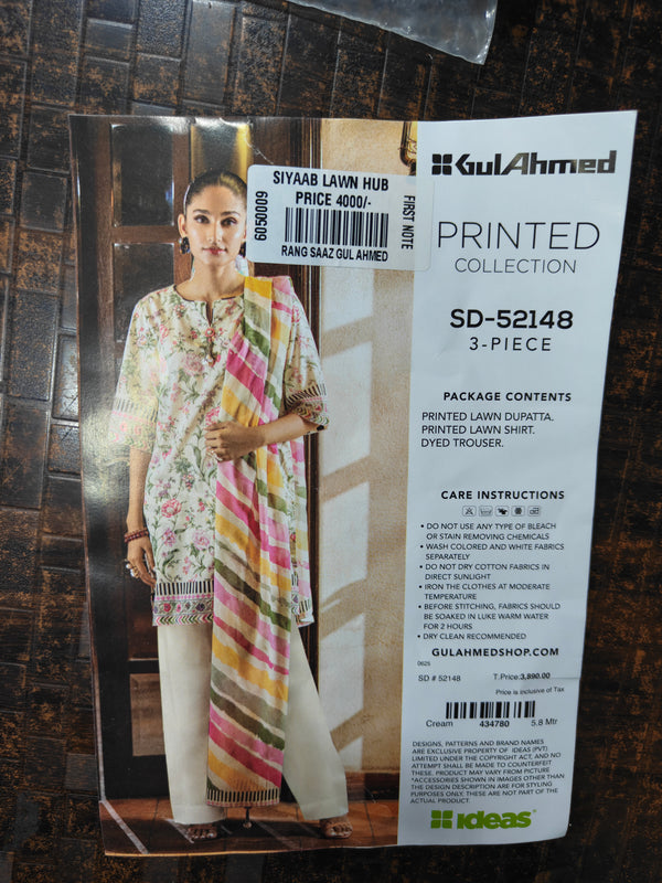 RANG SAAZ BY GUL AHMED SD-52148