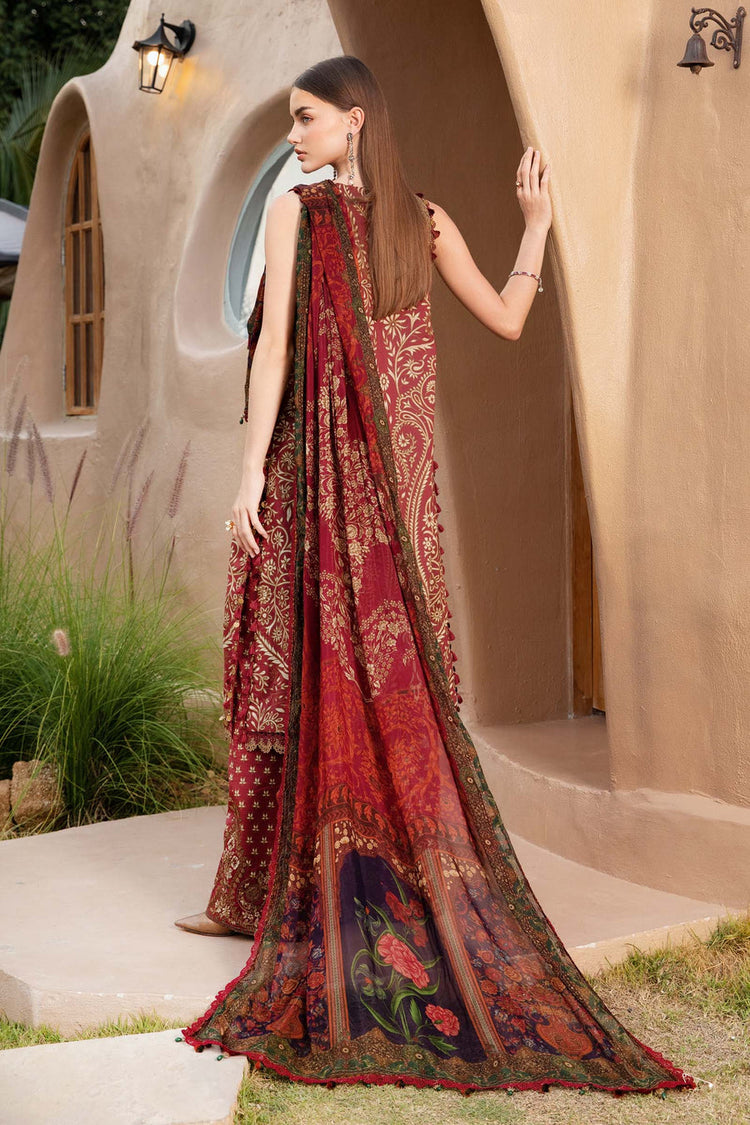 3 Piece Unstitched Printed Lawn Suit | MPT-2512-A