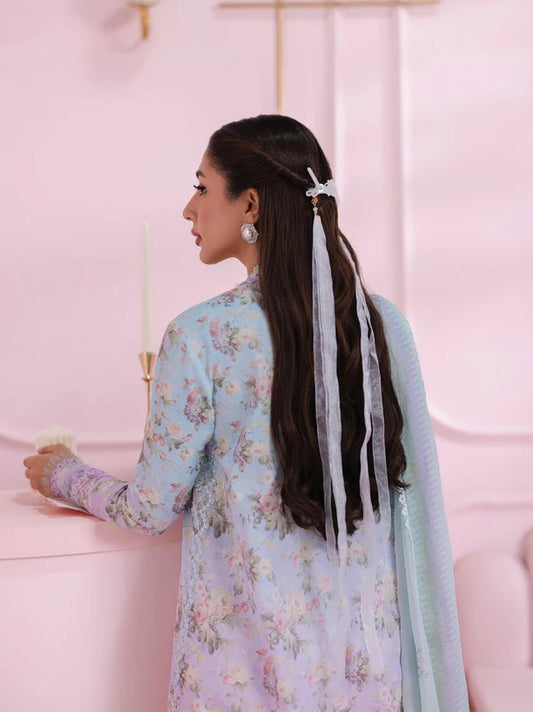 Qalamkar QPrints Embroidered Lawn 2025 | EM-08B