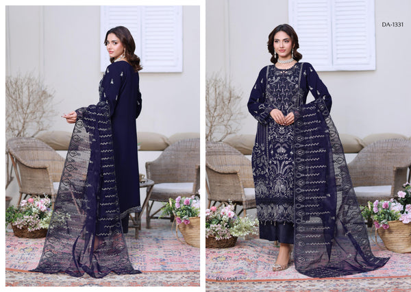 NAYAB BY BIN HAMEED SEMI-STITCHED | DA-1331
