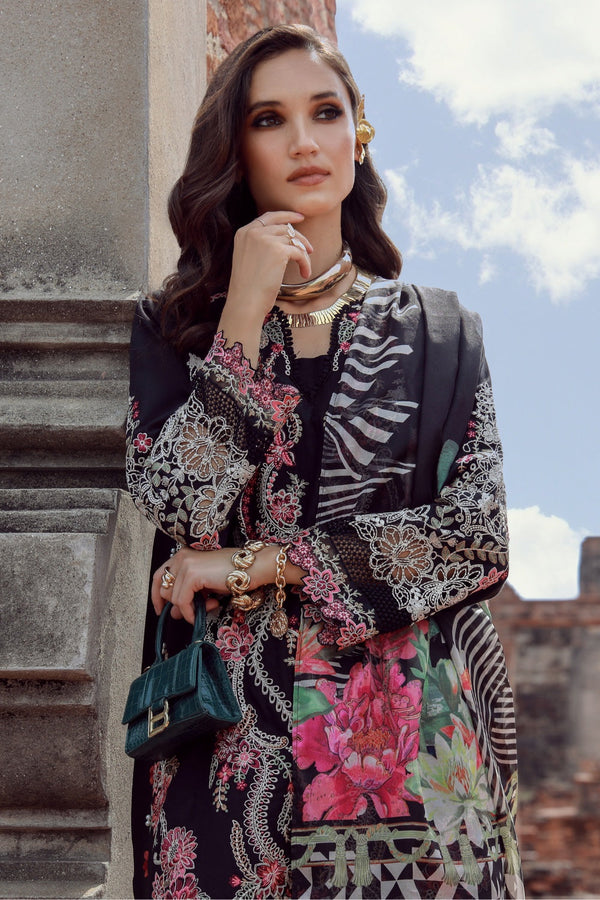 Gulmina by Marwat Textile-Onyx Noir