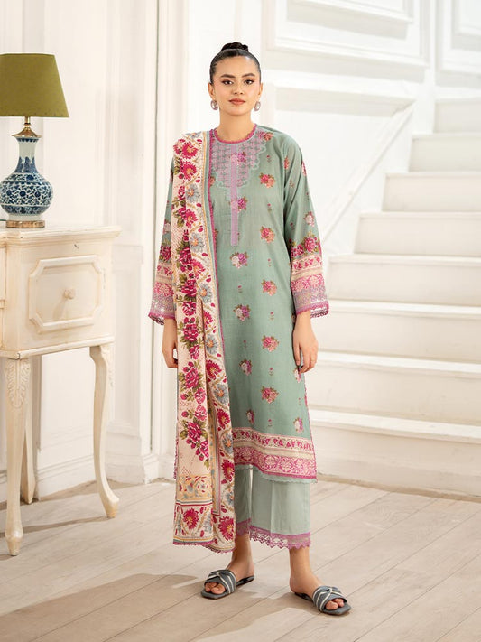 GULL BAHAR 3-Piece Unstitched Digital Printed Lawn Suit