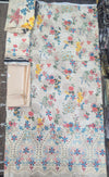 Gardenia Chikankari Lawn Un-stitched by zainab fazlani - GDP-108