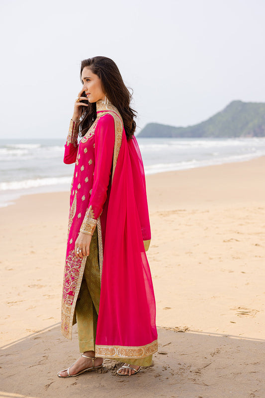 ZYRA FREESIA 3 Piece Embroirdered Chiffon Anika - FW40054