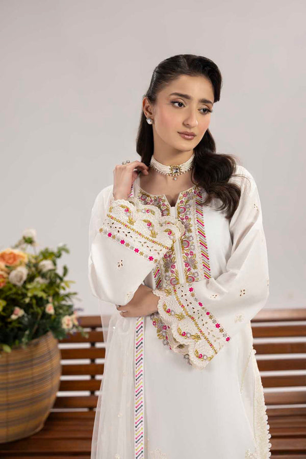PHULKAARI ZR-2622 | PEARL WHITE