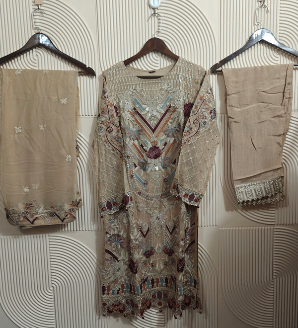 NAYAAB RAMSHA CHIFFON STITCHED D-01