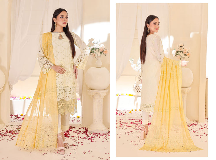 KINZA CHICKEN KARI UN-STITCHED COLLECTION BY BIN HAMEED 24'-09