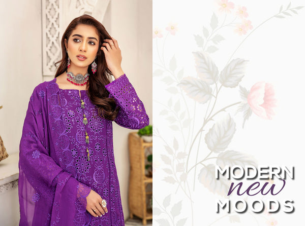 KHOOBSURAT GOLD EMBROIDERED LAWN-G-01