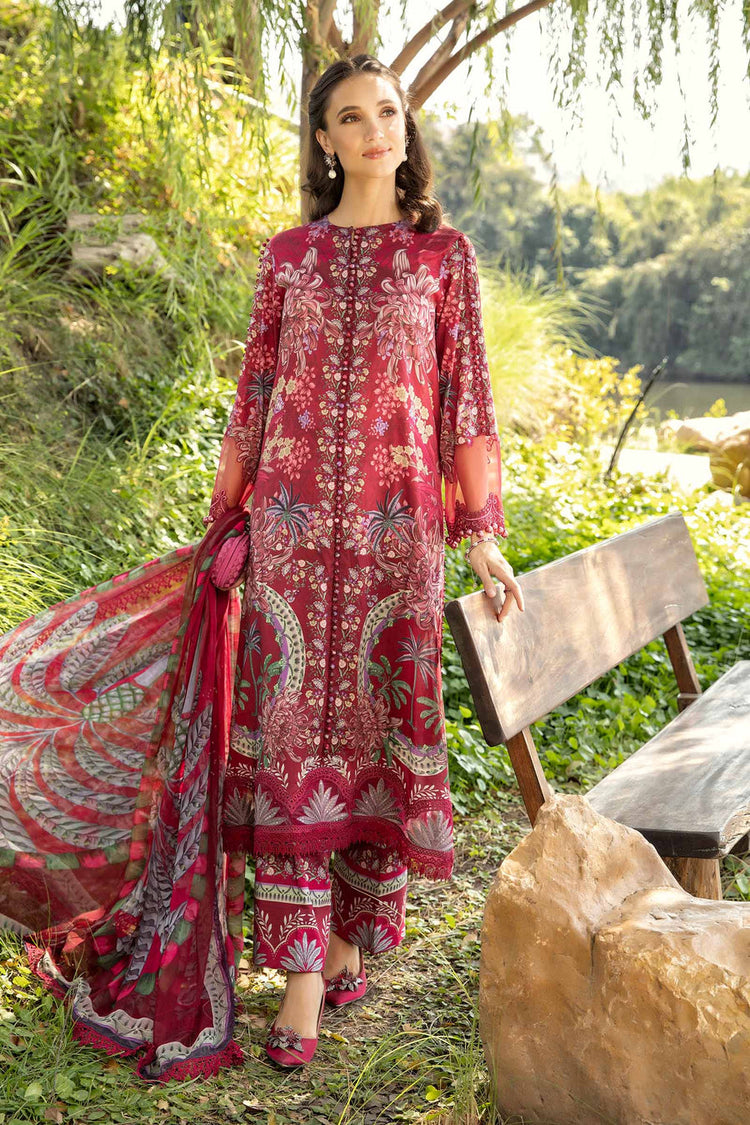 3 Piece Unstitched Printed Lawn Suit | MPT-2514-B