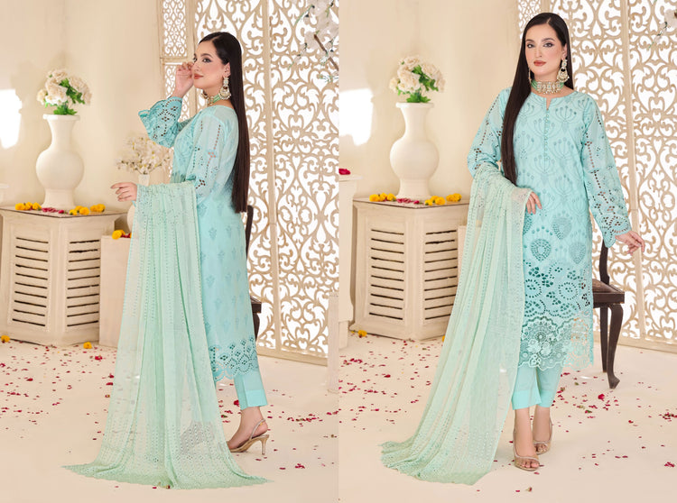 KINZA CHICKEN KARI UN-STITCHED COLLECTION BY BIN HAMEED 24'-07