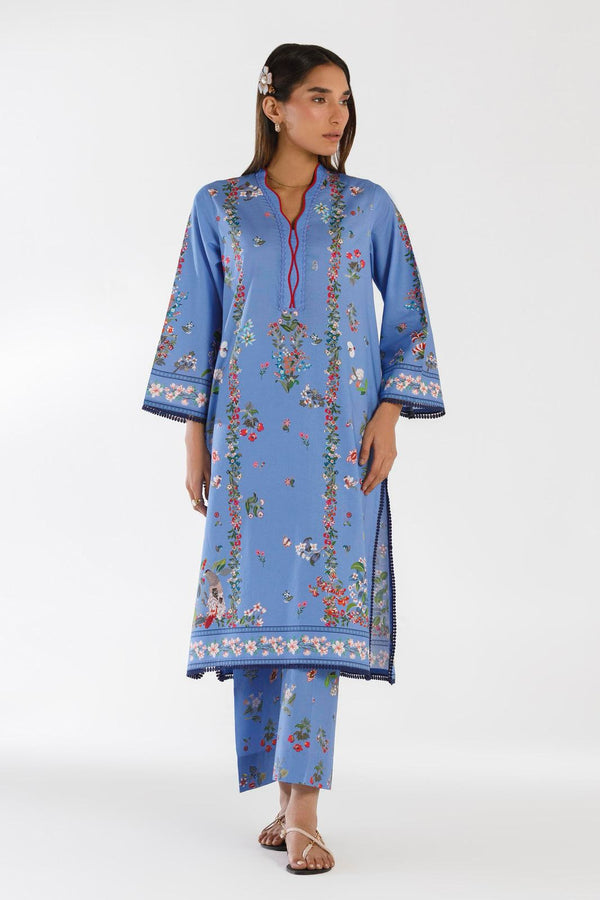 SANA SAFINAZ FESTIVE RTW SS26MHY106BP2TStitched Printed Lawn Shirt+ Culotte