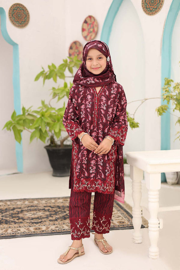 ZOYA AHMAD EMBROIDERED PREMIUM KIDS WEAR D-01