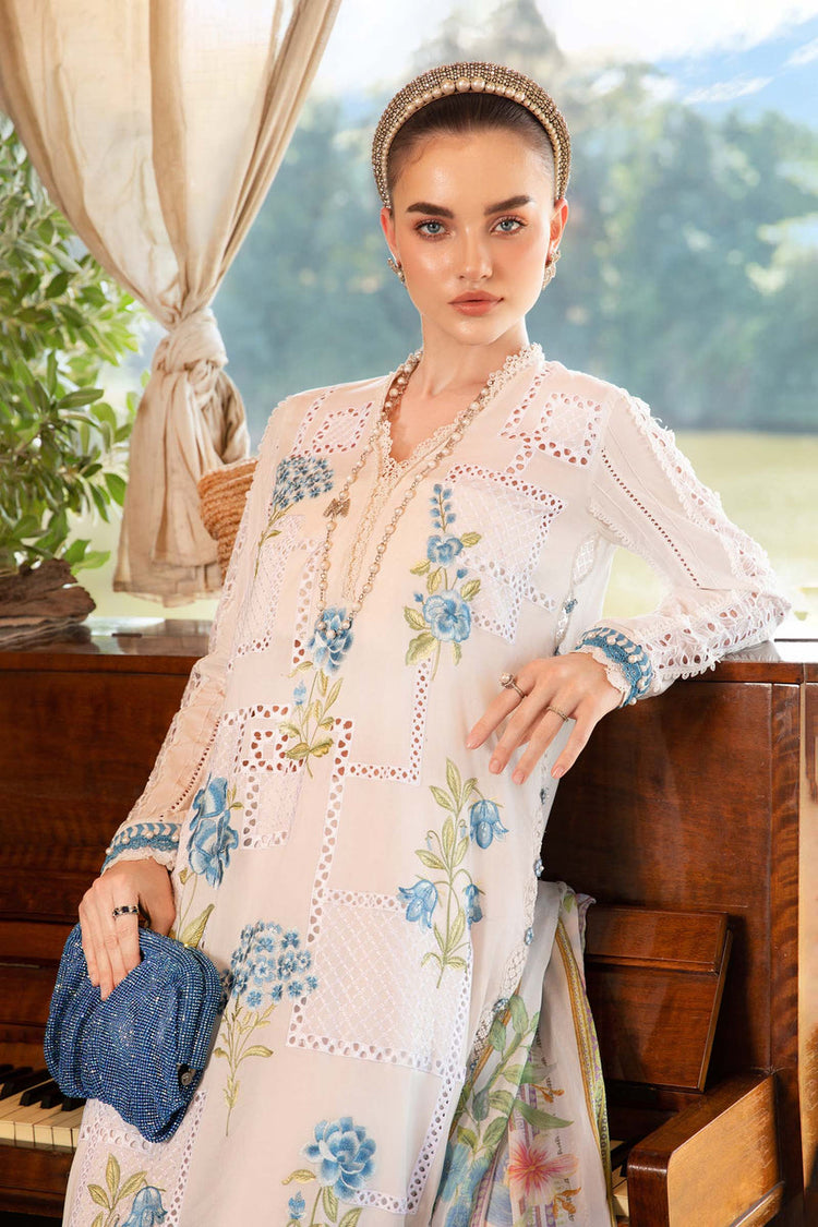 3 Piece Unstitched Printed Lawn Suit | MPT-2501-A