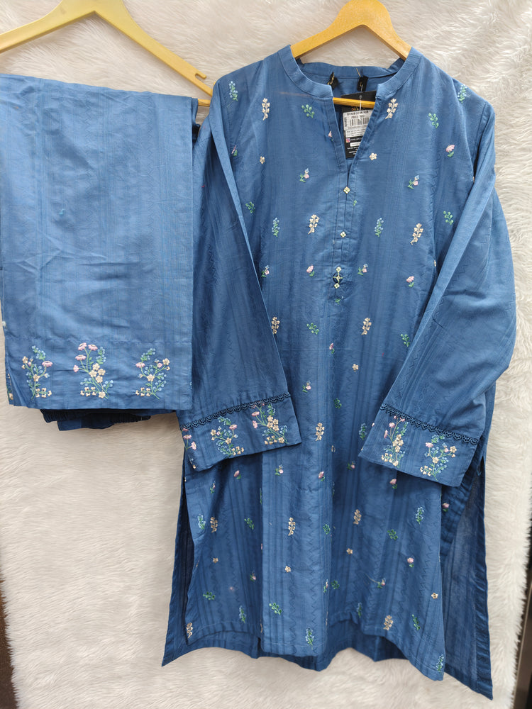 SADABAHAR EMBROIDERED CORD SET | D-08