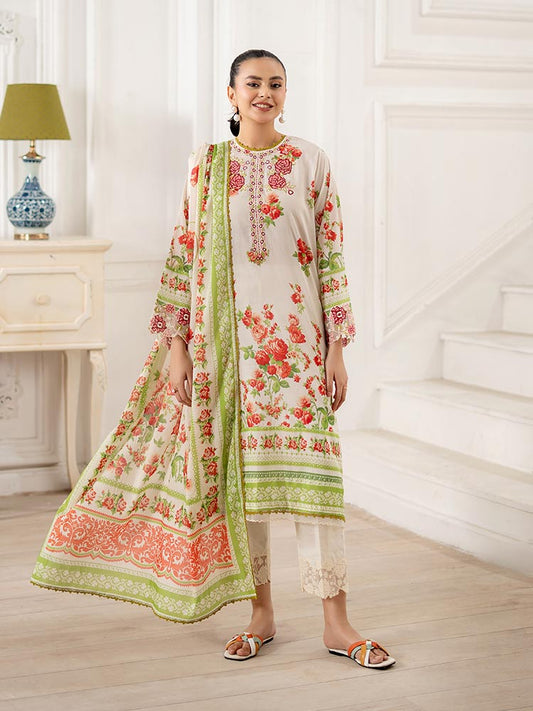 GULL BAHAR 3-Piece Unstitched Digital Printed Lawn Suit