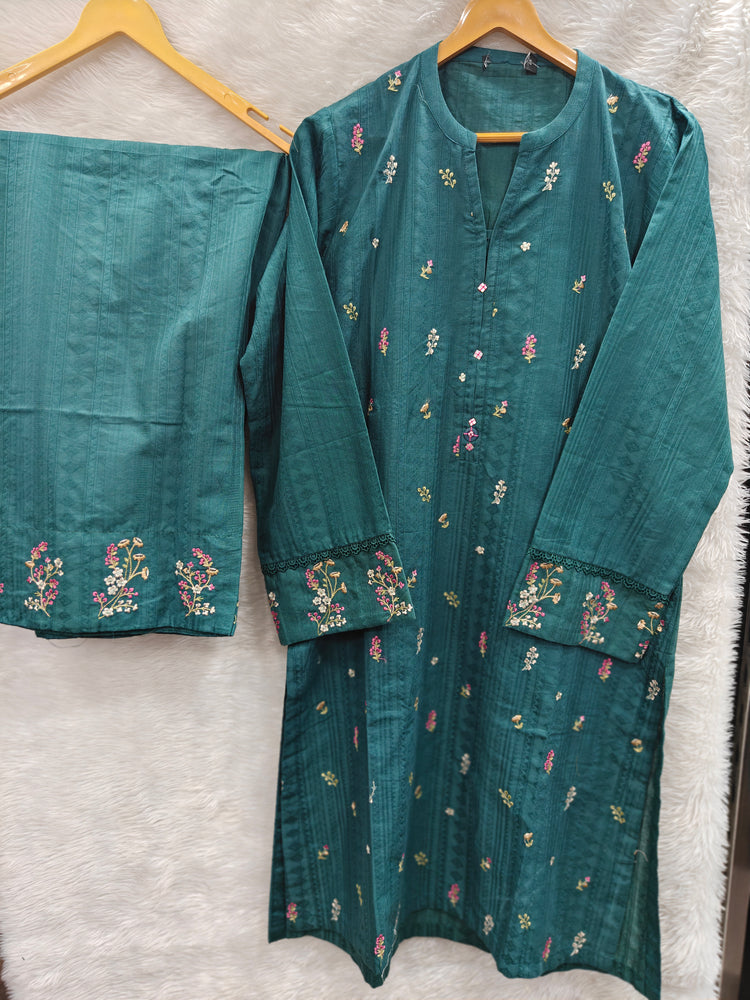 SADABAHAR EMBROIDERED CORD SET | D-03