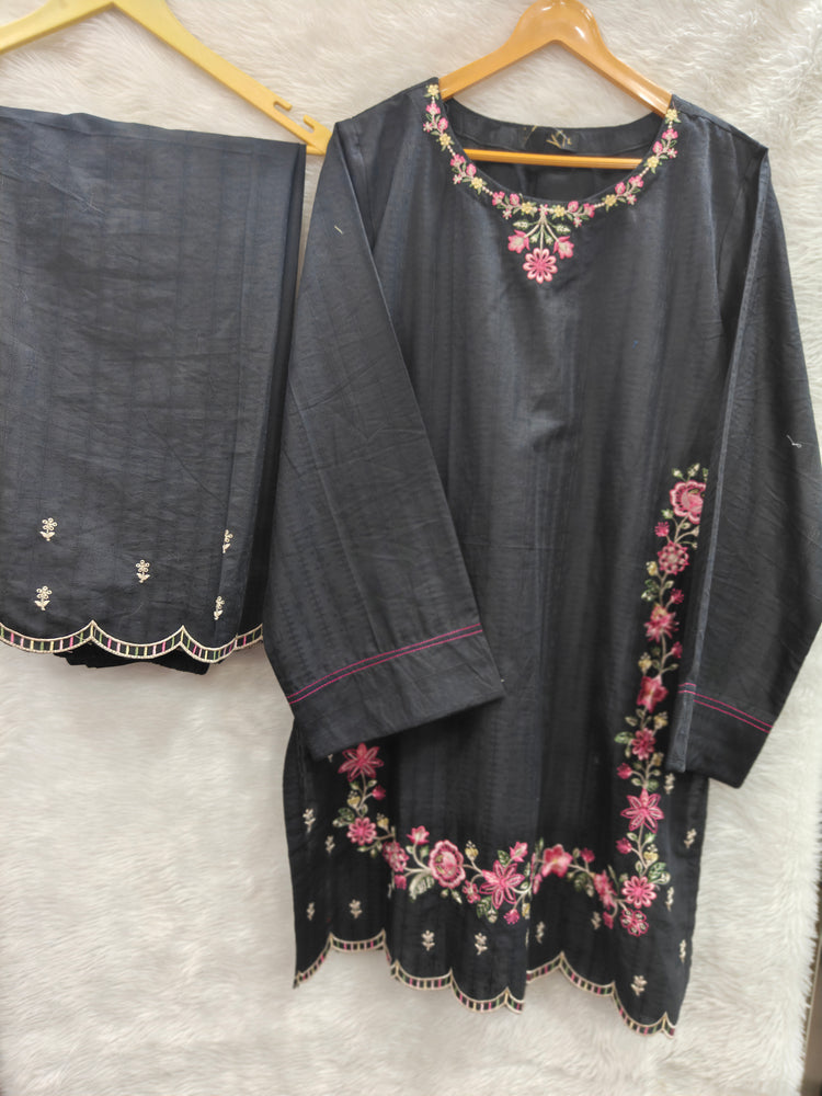 SADABAHAR EMBROIDERED CORD SET | D-05