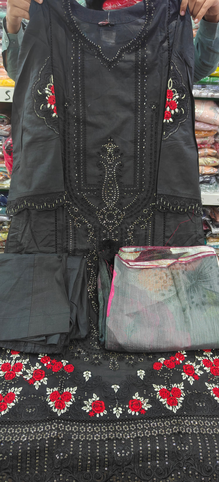 ZOYA AHMED EMBROIDERED FANCY LAWN D-100