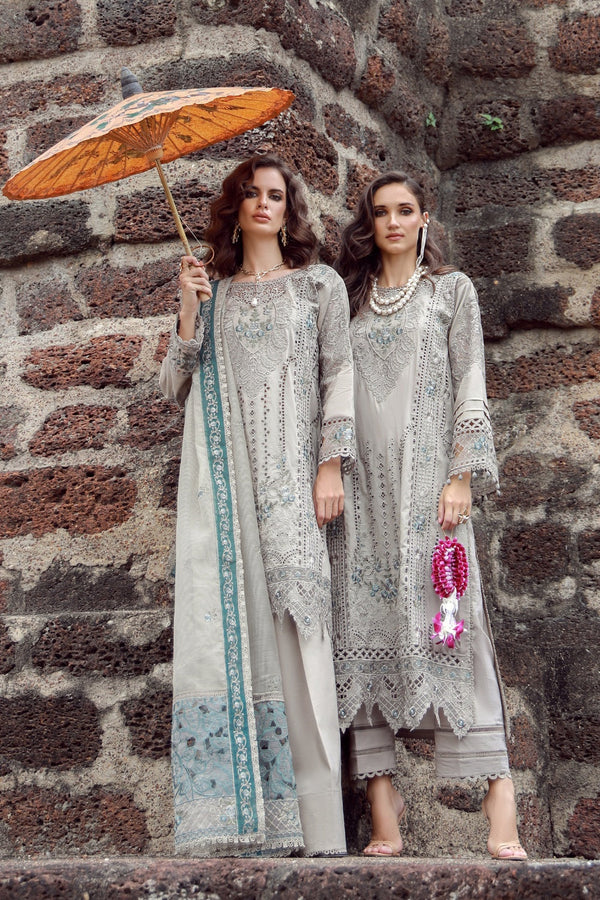 Gulmina by Marwat Textile-Grey Dusk