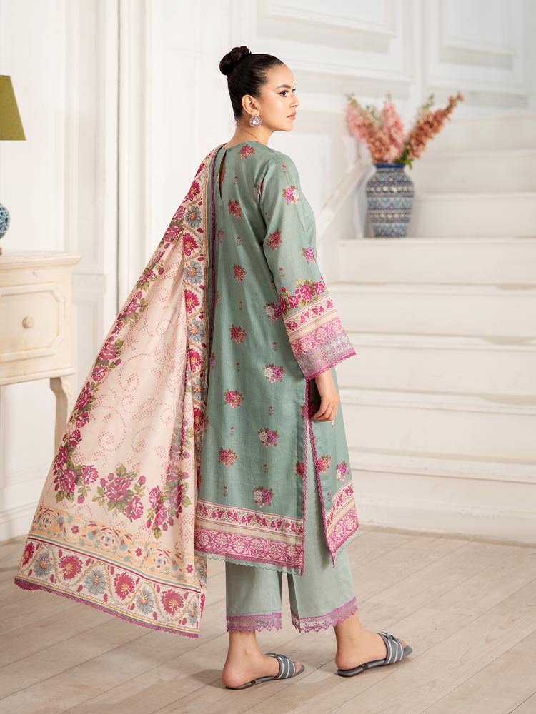 GULL BAHAR 3-Piece Unstitched Digital Printed Lawn Suit