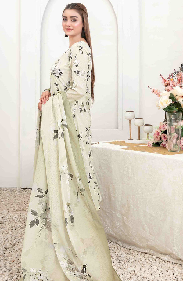 Areeba by Tawakkal Fabric Embroidered Lawn Unstitched 3 Piece Suit - D-1682