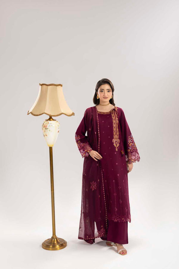 PHULKAARI ZR2618 | MAROON