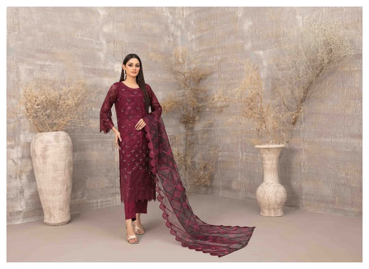 VASFIA BY TAWAKKAL UNSTITCHED | D3898