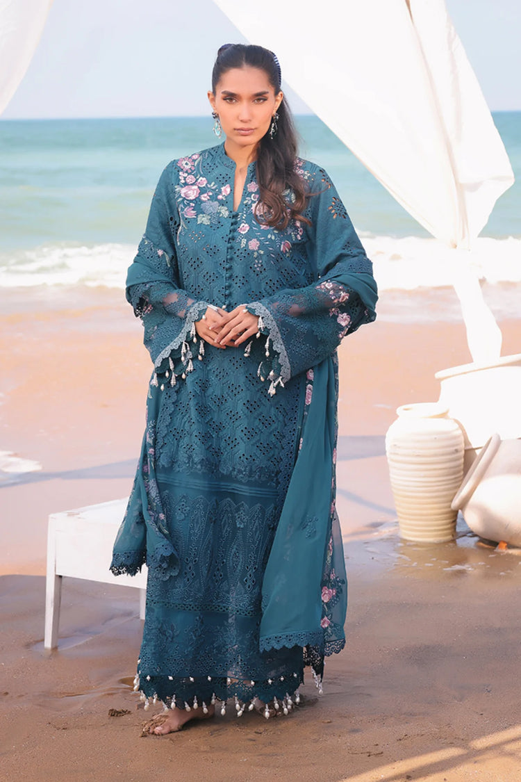 HANIA LUXURY LAWN'25 BY IMROZIA |SL 86