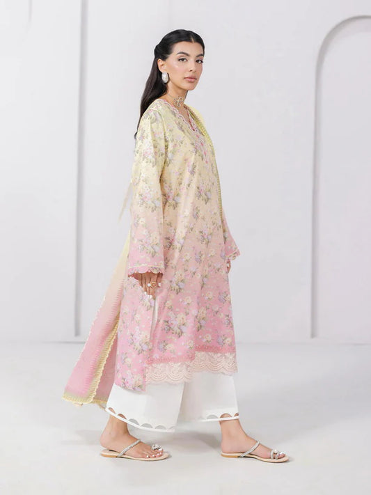 Qalamkar QPrints Embroidered Lawn 2025 | EM-08A
