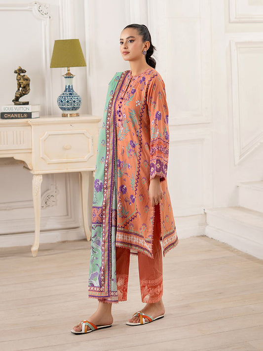 GULL BAHAR 3-Piece Unstitched Digital Printed Lawn Suit
