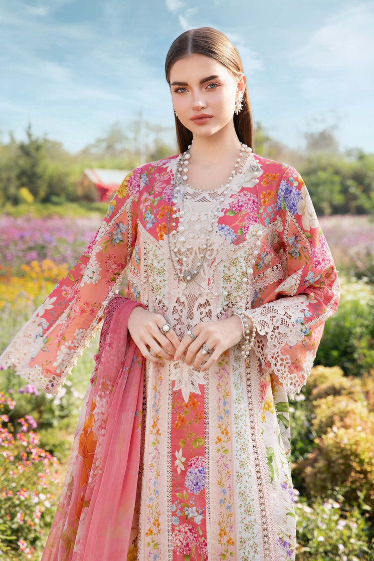 3 Piece Unstitched Printed Lawn Suit | MPT-2509-B