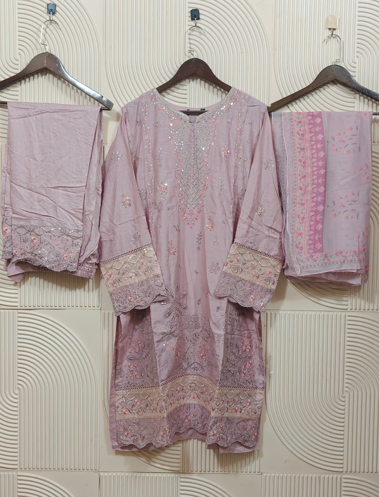 BIN SAEED COTTON SATIN RTW D-02