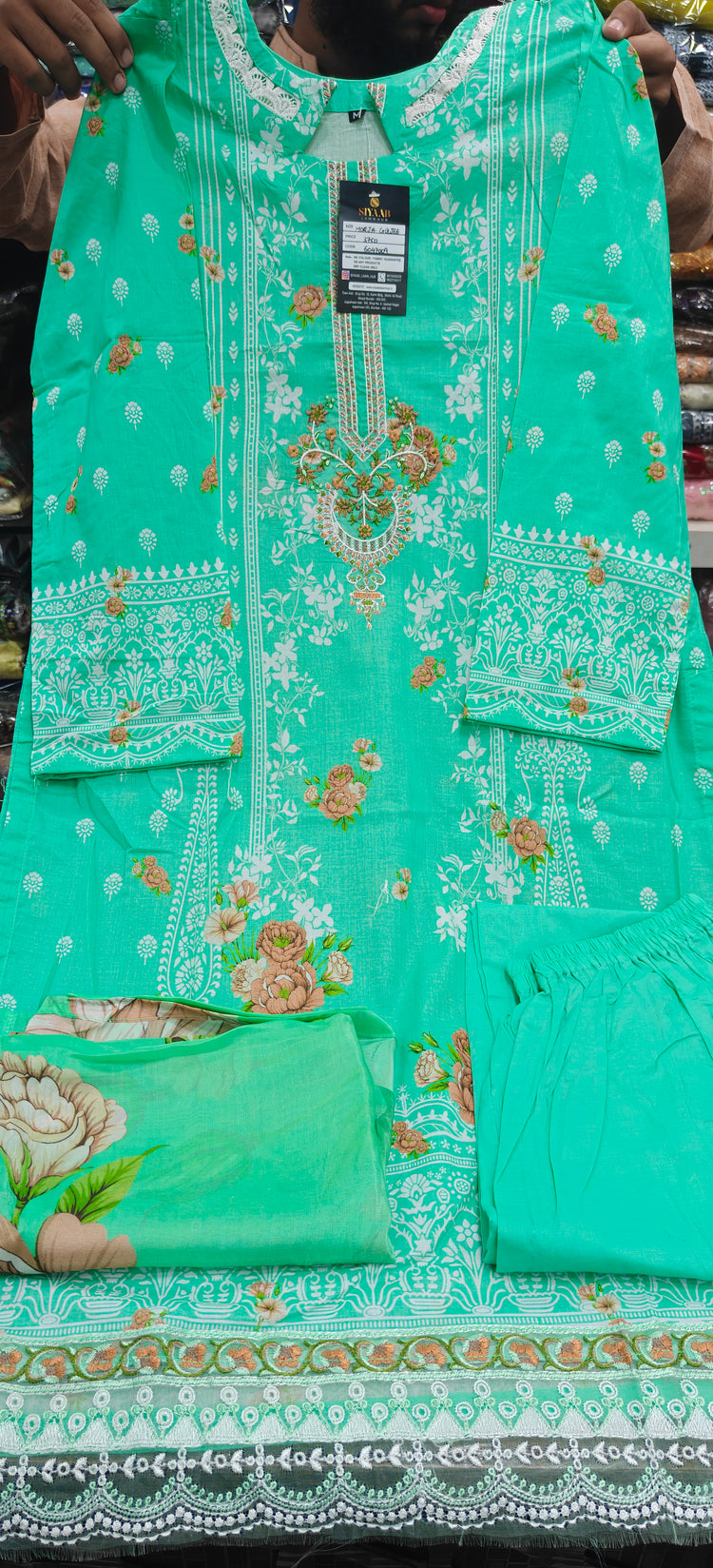 MORJA GULJEE STITCHED LAWN D-01